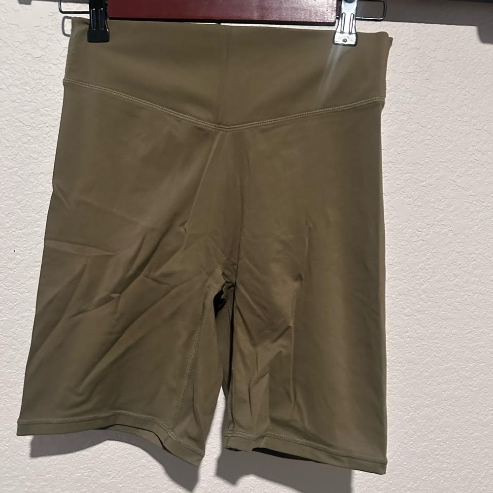 Balance Athletica Olive Bike Shorts